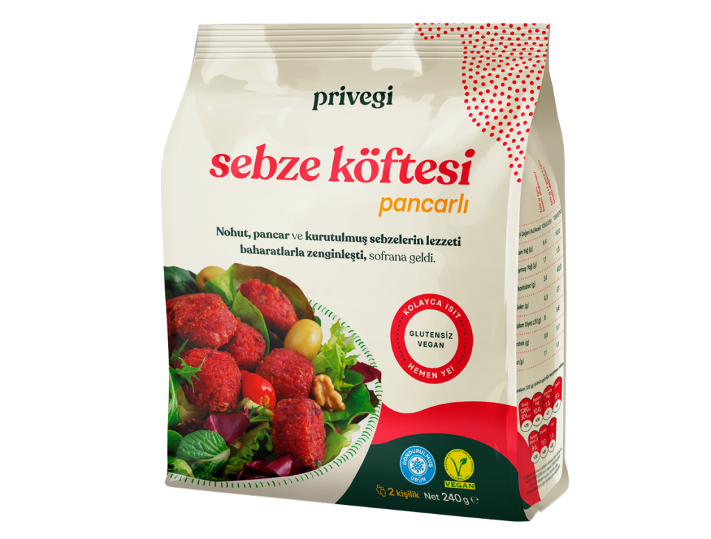 Privegi Pancarlı Sebze Köftesi 400 gr