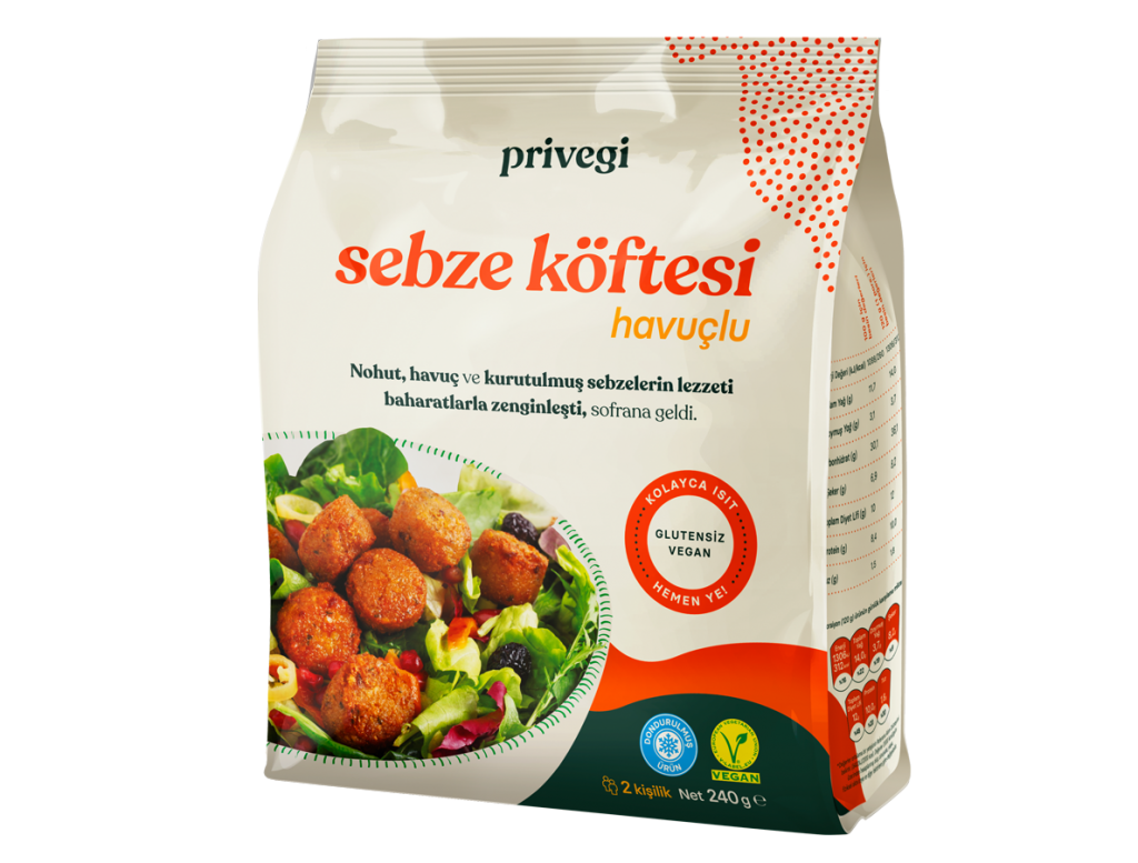 Privegi Havuçlu Sebze Köftesi 400 gr