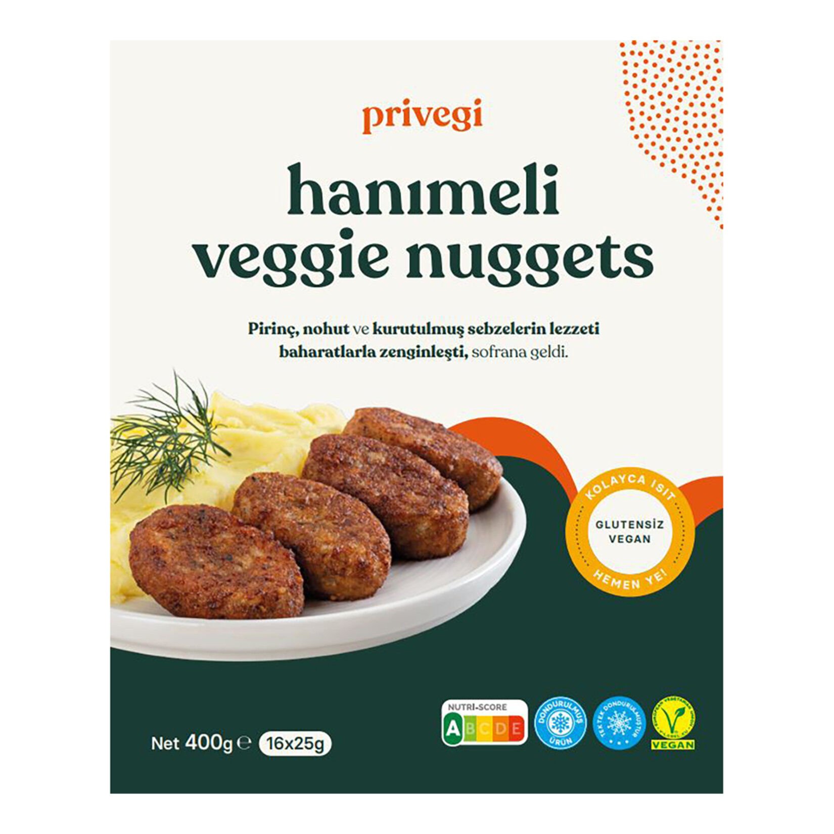 Privegi Hanımeli Sebze Nuggets 400 gr