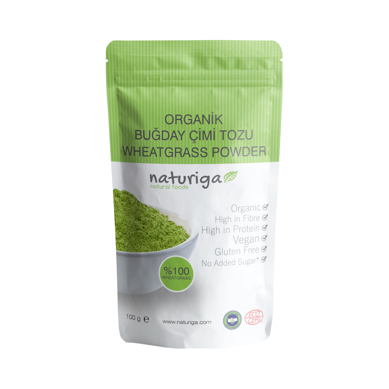 Naturiga Organik Buğday Çimi Tozu 100 gr