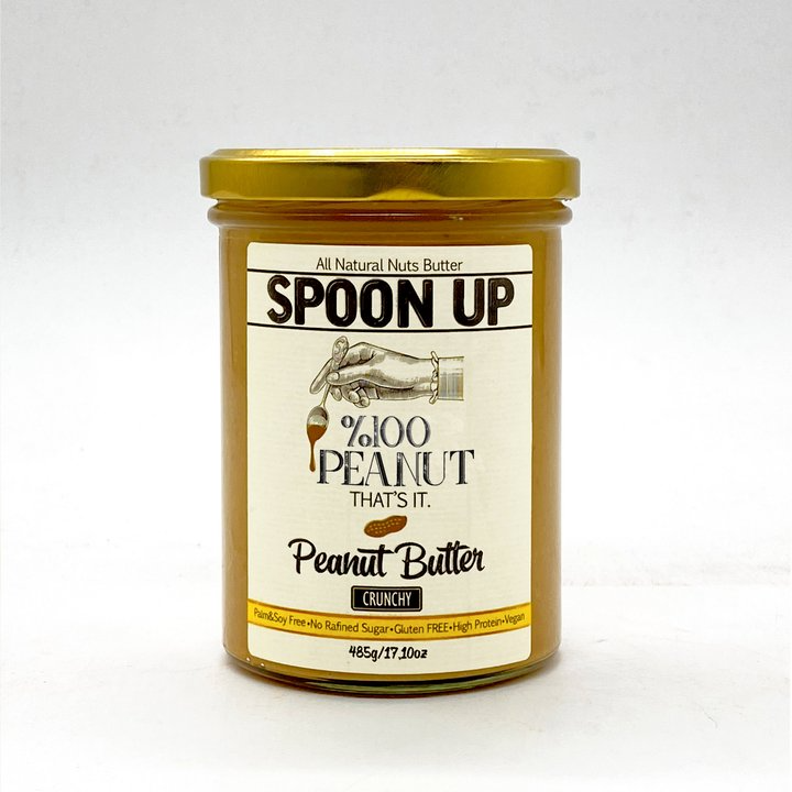 Spoonup %100 Fıstık Ezmesi Crunchy 485 gr (tuzsuz)
