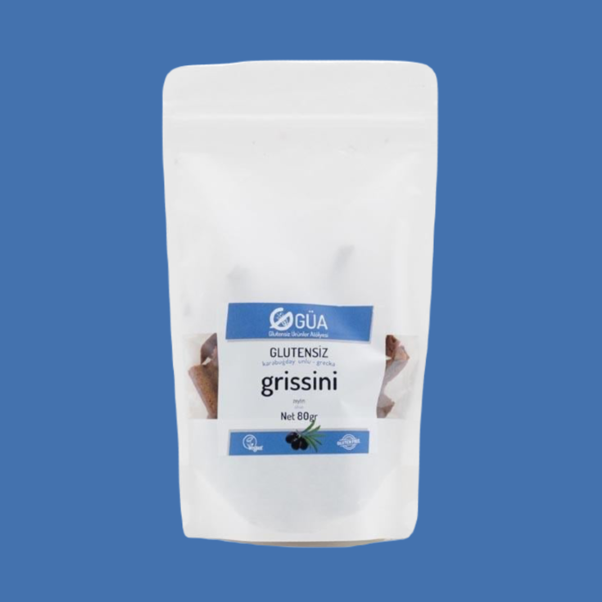 Glutensiz Ürünler Atölyesi Grissini Zeytinli 80 gr