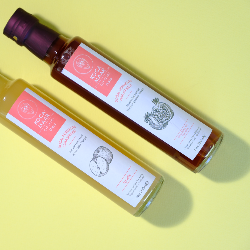 Kocamaar Çiftliği Doğal Fermente Nar Sirkesi 250 ml