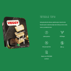 Veggy Tütsü Aromalı Tofu 300 gr