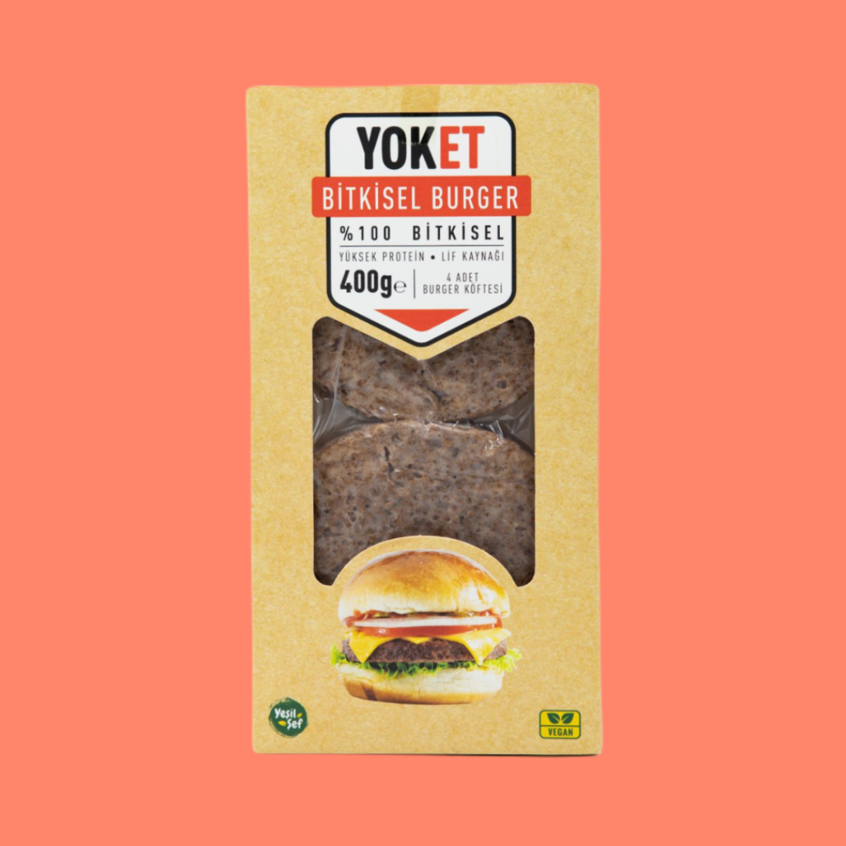 Yoket Bitkisel Burger 400 gr