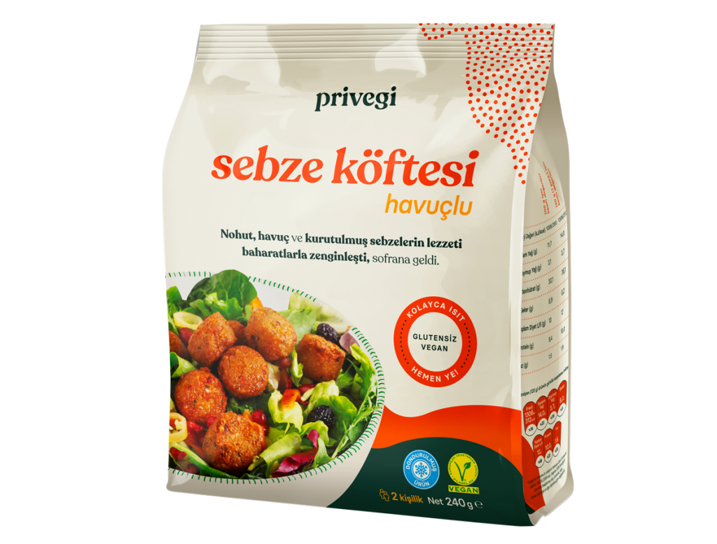 Privegi Havuçlu Sebze Köftesi 400 gr