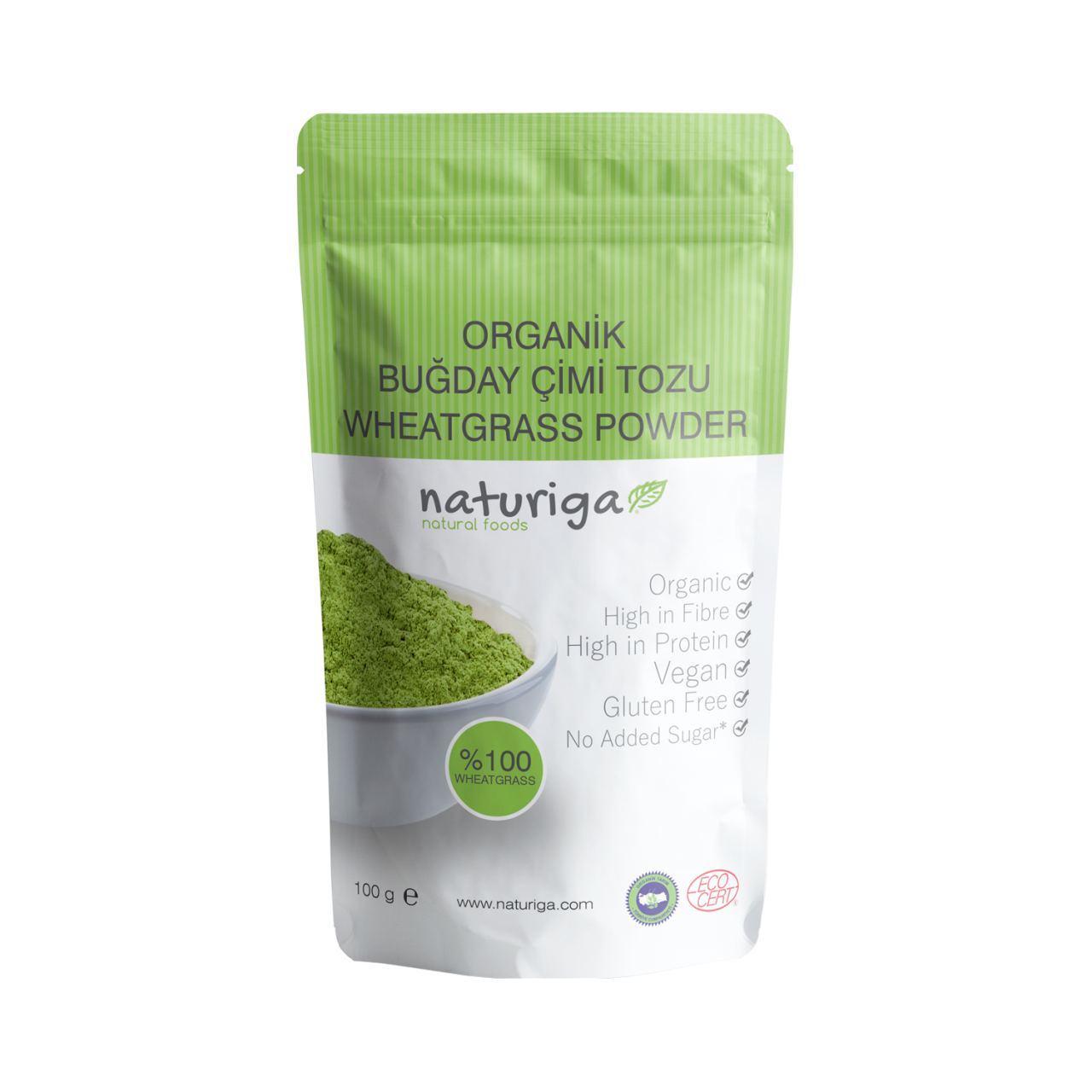 Naturiga Organik Buğday Çimi Tozu 100 gr