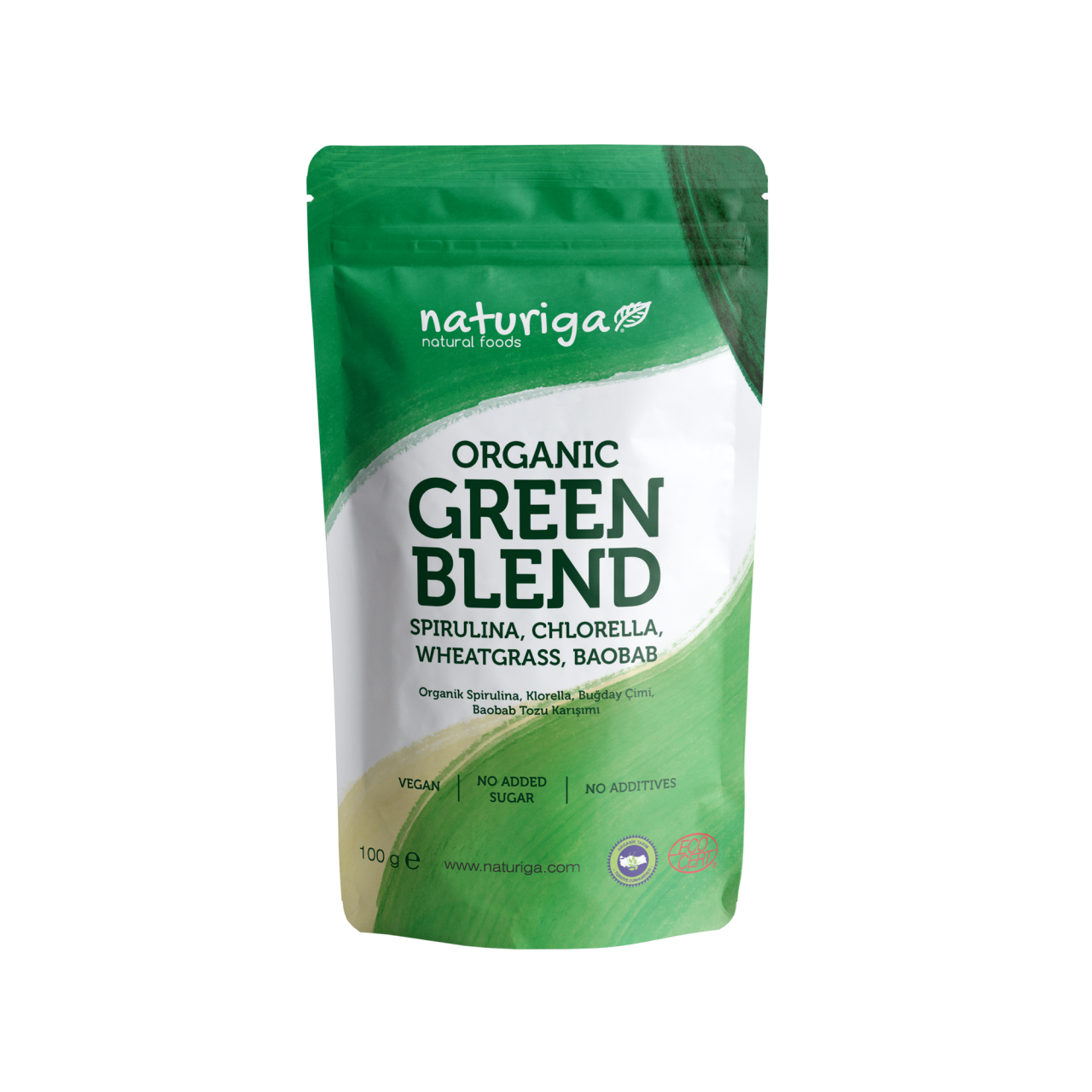 Naturiga Organik Yeşil Karışım (Green Blend) 100 gr