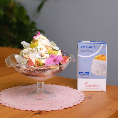 Puratos Ambiante Topping (Sıvı Vegan Krem Şanti) 1 lt
