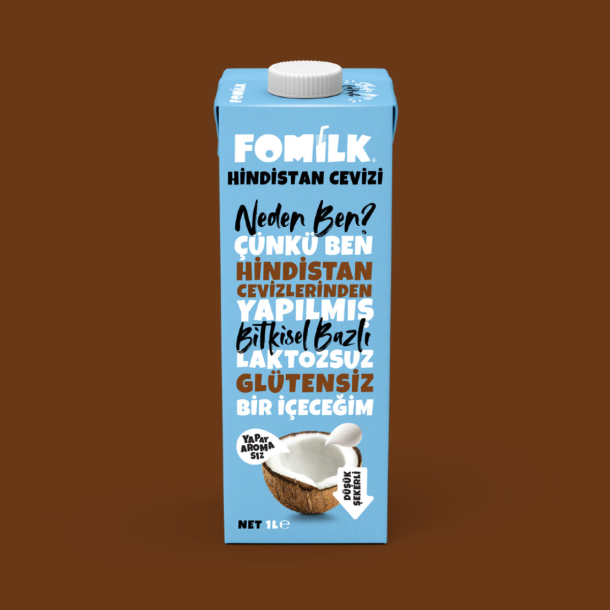 Fomilk Hindistan Cevizi Sütü 1 L