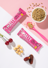 Malty Vişneli & Fındıklı Ve Maltlı Meyve Barı 34 g