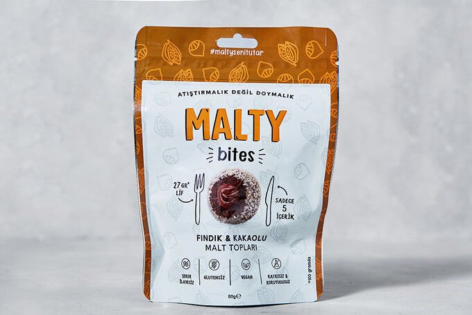 Malty Fındık & Kakaolu Malt Topları 80 g