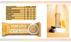 Kenevirco Portakallı Protein Bar 40 g