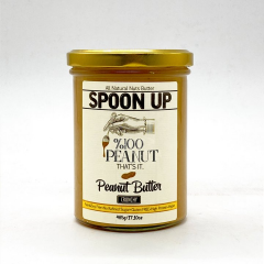 Spoonup %100 Fıstık Ezmesi Crunchy 485 gr (tuzsuz)
