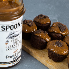 Spoonup %100 Şekersiz Bitter Çikolatalı Fıstık Ezmesi 284 g