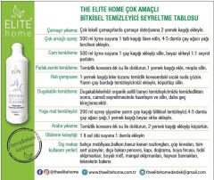 The Elite Home Organik Sertifikalı Çok Amaçlı Genel Temizleyici 750 ml