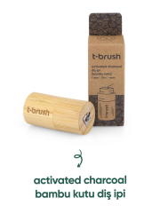 T-Brush Activated Charcoal Bambu Kutu Diş İpi