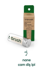 T-Brush Naneli Cam Şişe Diş İpi