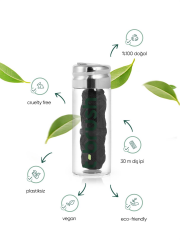 T-Brush Activated Charcoal Cam Şişe Diş İpi