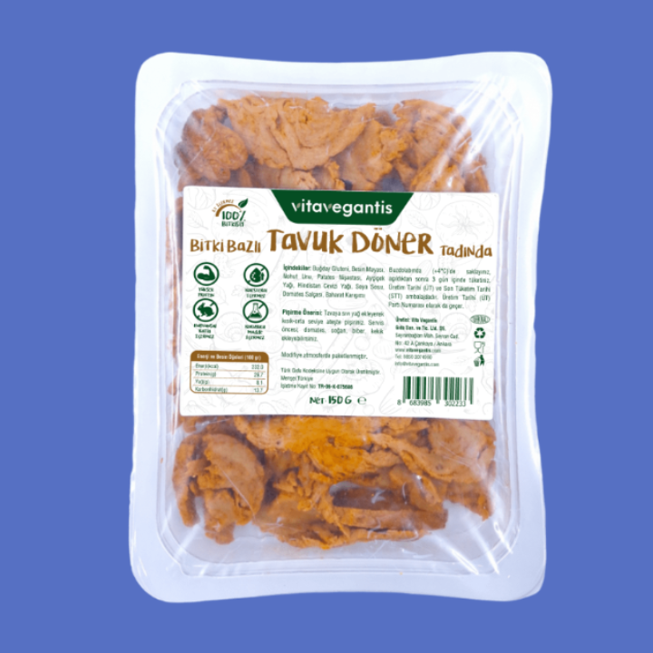 VitaVegantis Tavuk Döner Tadında 150 gr
