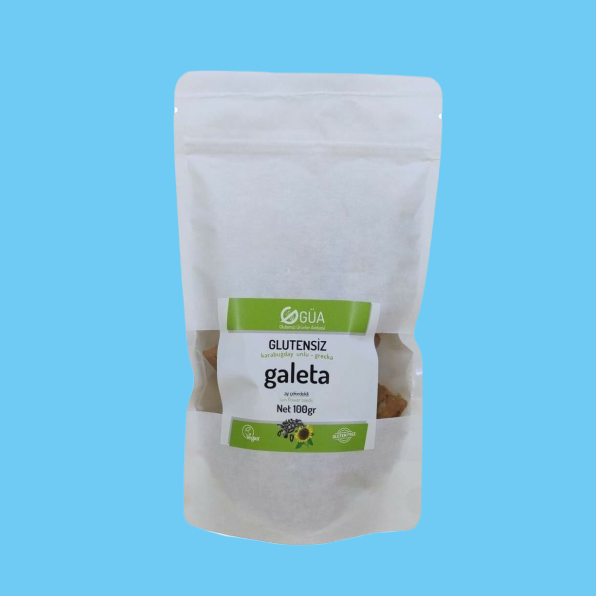 Glutensiz Ürünler Atölyesi  Ay Çekirdekli Galeta 100 gr