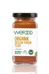 Wefood Organik Seylon Tarçın Tozu 55 gr