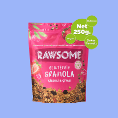 Rawsome Glutensiz Çilekli & Çiyalı Granola 250 gr