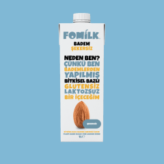 Fomilk Badem Sütü Şekersiz 1 L