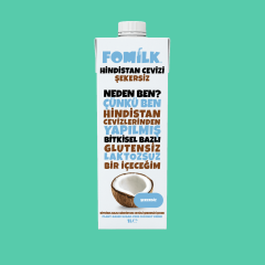 Fomilk Hindistan Cevizi Sütü Şekersiz 1 L