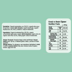 Monn Bio Organik Karabuğdaylı Keçiboynuzlu Bisküvi 50 g