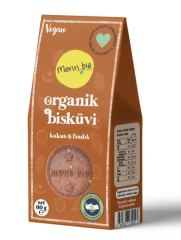 Monn Bio Kakaolu Fındıklı Bisküvi 60 g