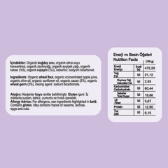 Monn Bio Organik Kakaolu Ruşeymli Çocuk Bisküvisi 50 gr