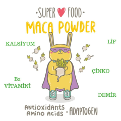 Naturiga Organik Maca Kökü Tozu 100gr