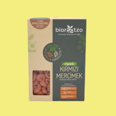 Biorootzo Organik Glutensiz Kırmızı Mercimek Pipe Rigate Makarna 200 g